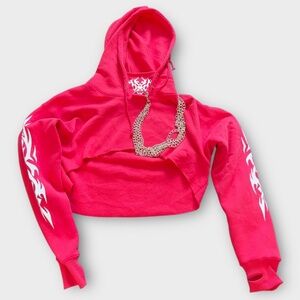 Dolls Kill pink sweatshirt. Size 2X